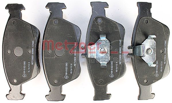 METZGER 1170065 Bremsbelagsatz, Scheibenbremse
